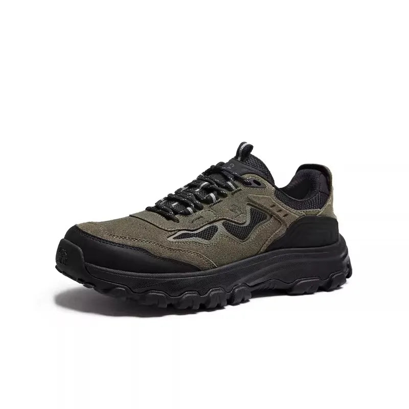 Hiking Shoes for Men Waterproof Outdoor Low-top Hiking Boots Leather Men's Trekking Shoes Walking Male Sneakers New