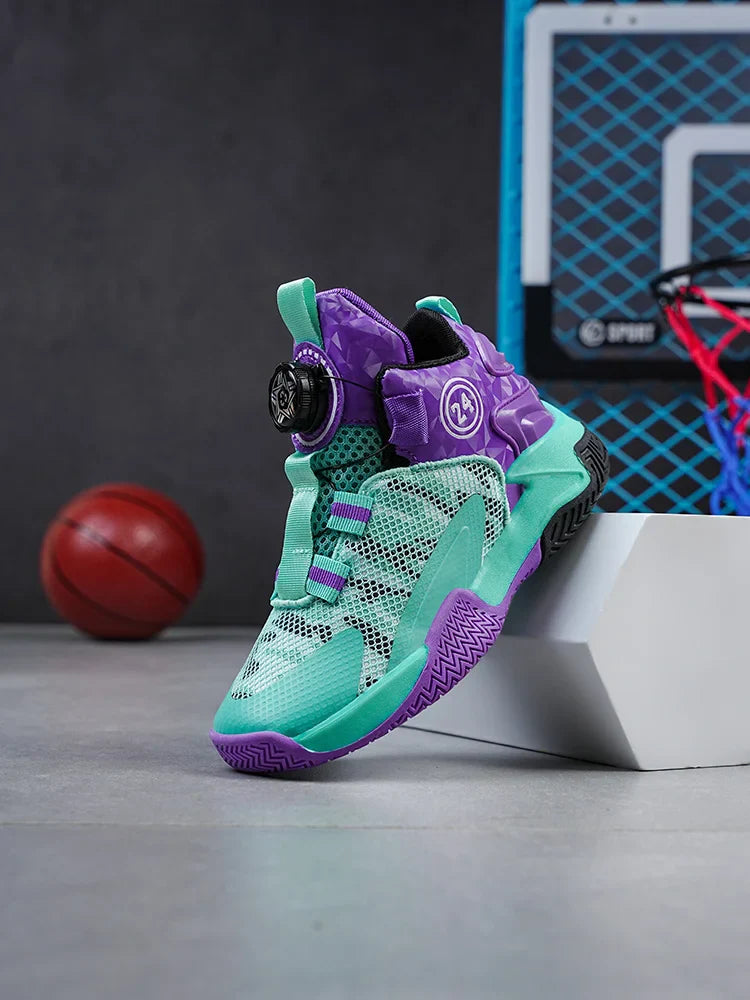High-Quality Breathable Casual Basketball Shoes for Boys Fashionable Children's Footwear for Comfort And Style