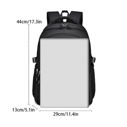 A Multi-layer Waterproof And Stylish Backpack Oxford Large-capacity Simple Commuter Out-of-town Student Backpack