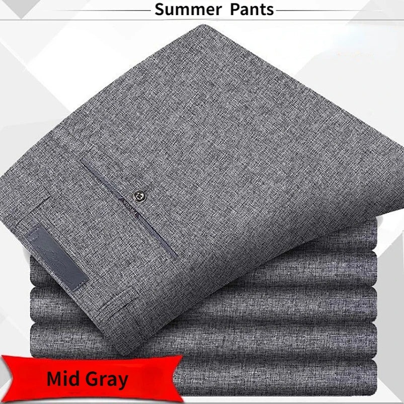 High Quality Men's Classic Suit Pants Spring Summer Pants High Waist Autumn Trousers Business Casual Pant Dropshipping YYQWSJ