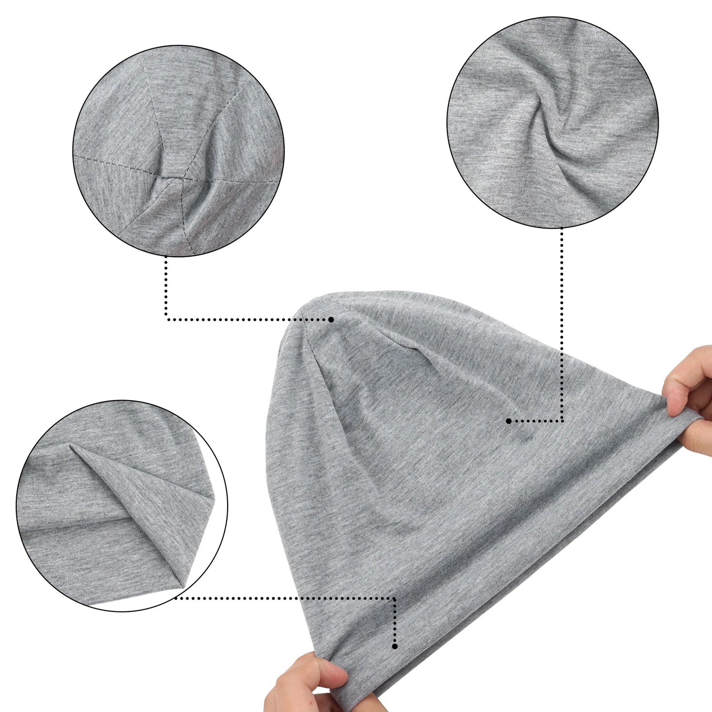 Slouchy Beanie Hip-Hop Soft Lightweight Running Beanie Adult Dwarf Hats