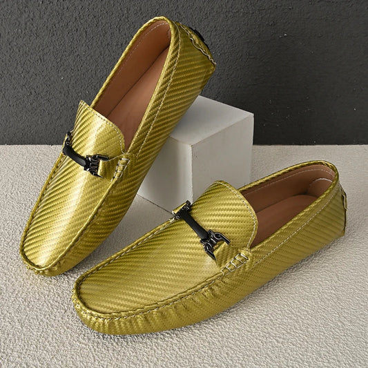 Shoes Business Brand Leather Shoes Fashion Casual Shoes for Men Breathable Loafers Comfortable Men's Wedding Party Shoe