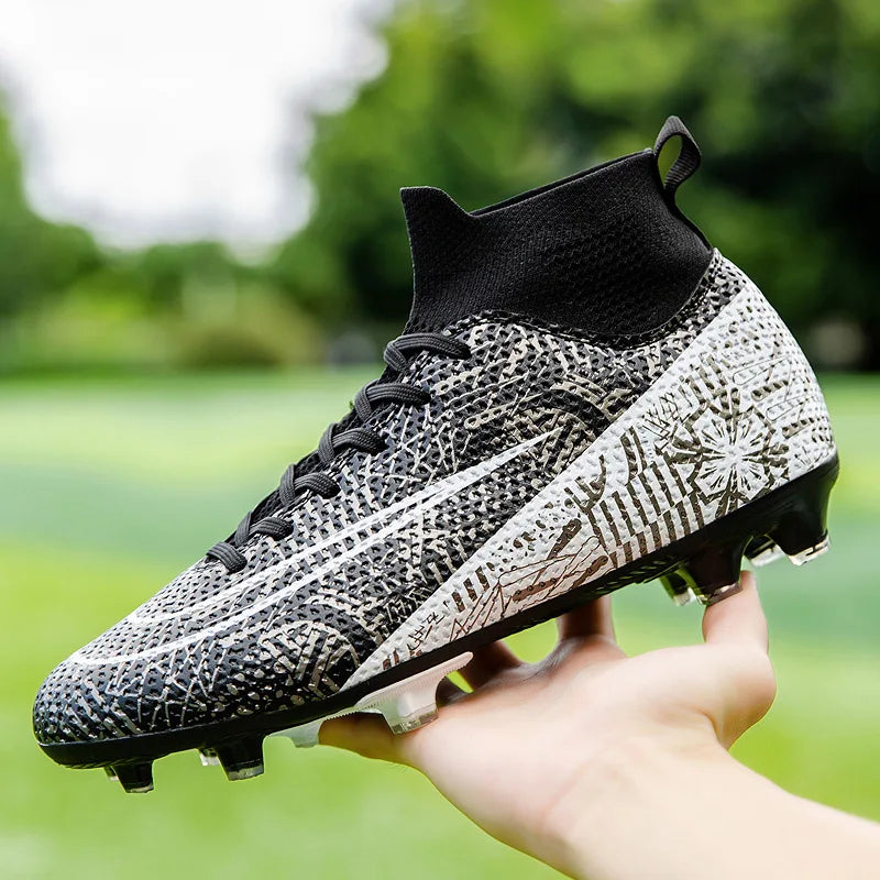 Hot-Selling Football Boots Men's Soccer Cleats TF/FG Wear-Resistant Training Shoes Outdoor Non-Slip Sneakers Size33-46