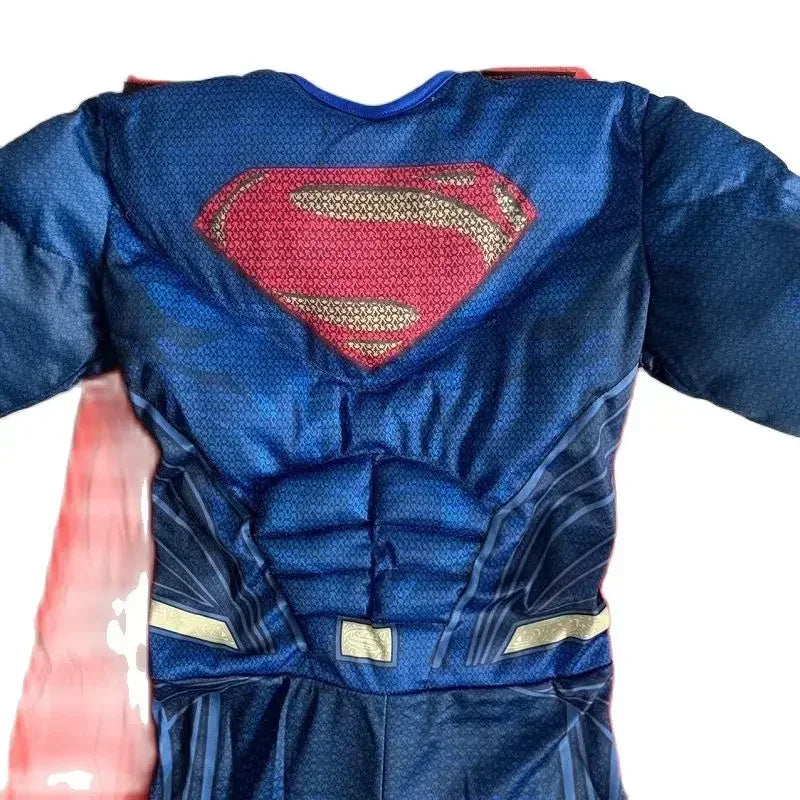 Boy Super Halloween Cosplay Costumes Boys Anime Superhero Party Role Play Dress Up Muscle Suit Girl Hero Jumpsuit Outfit