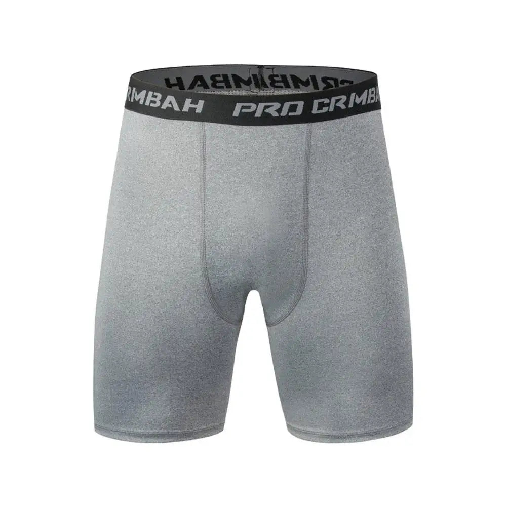 Male Fitness Quick-Drying Tight Shorts Elastic Compression Leggings Training Pants
