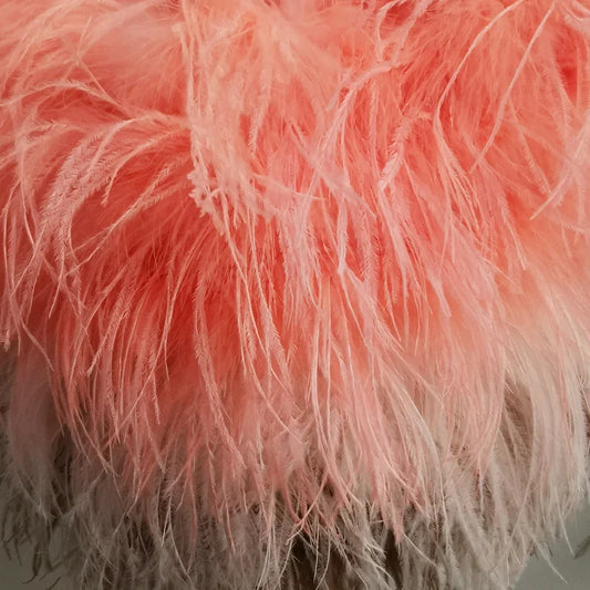 True ostrich feather Multicolor Mini Skirt Elastic Waist Sexy Clothing Club Party Dance Rave Short Skirt Note select 3 colors
