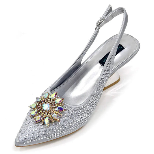 Italian Design Evening Shoes And Bag Paired With Handmade Petal Clutches Pointed Toe High-Heel Shoes For Women Party Shoes