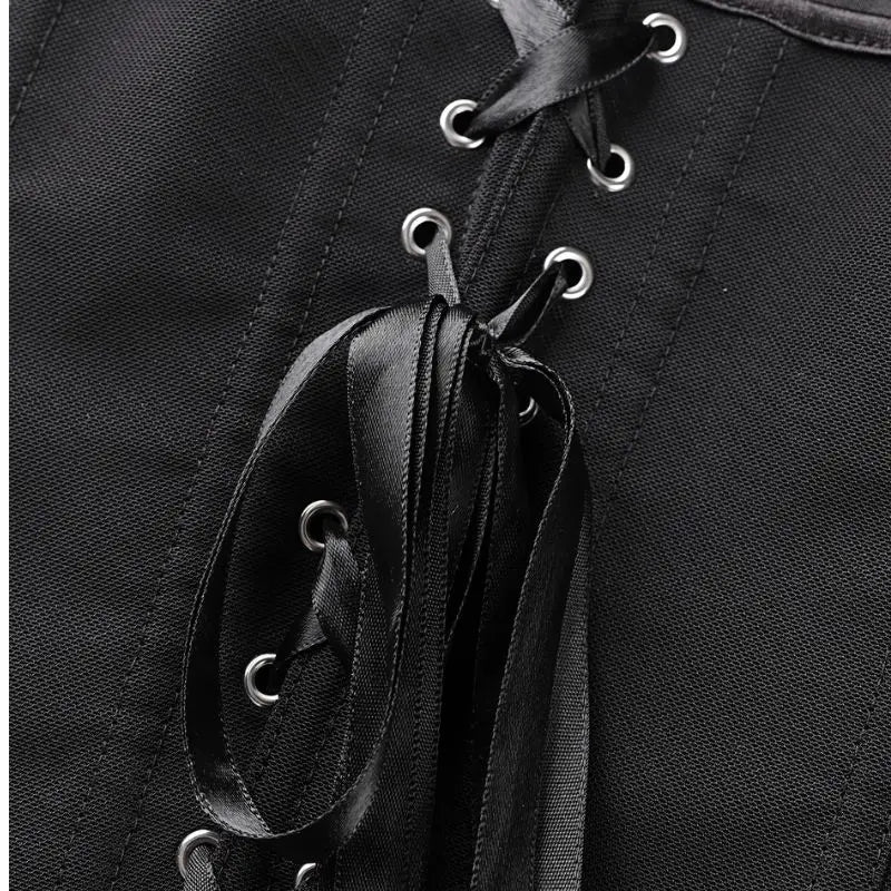 Black women is corset strapless and body shaping top