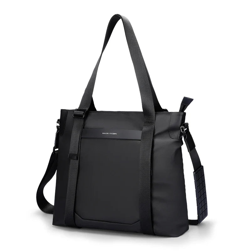 Multifunctional leather messenger bag men Black Crossbody Bag Large Capacity Stylish Men Shoulder Bag men