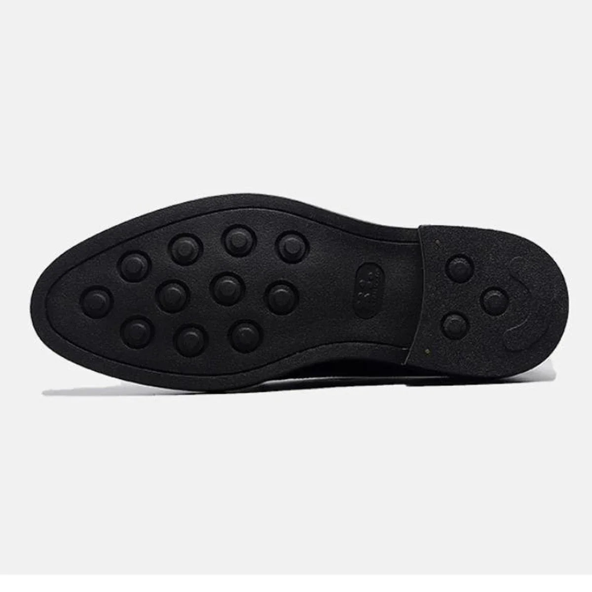 Men's Genuine Leather Business Formal Dress Shoes Classic Office Footwear Breathable Soft Leather Lined Slip-On Work Shoes