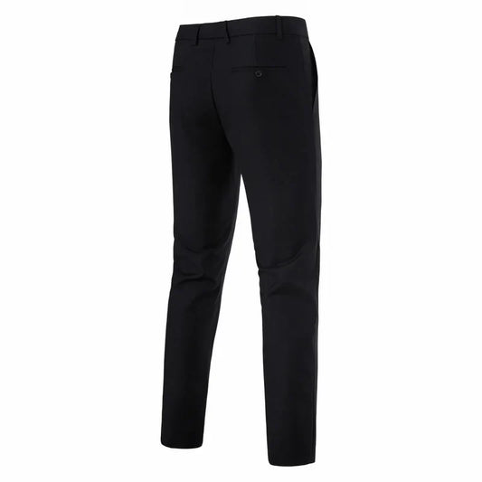 Mens Slim Fit Dress Pants Flat Front Wrinkle Free Suit Pants Business Dress Pants Classic Business Casual Pants