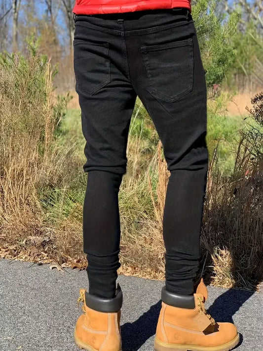 Slim-fit Men'S Washed Jeans