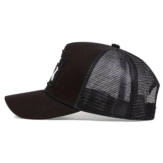 Unisex XX Tongue Sticking Embroidery Baseball Net Caps Spring Summer Outdoor Adjustable Casual Hats Sunscreen Hat