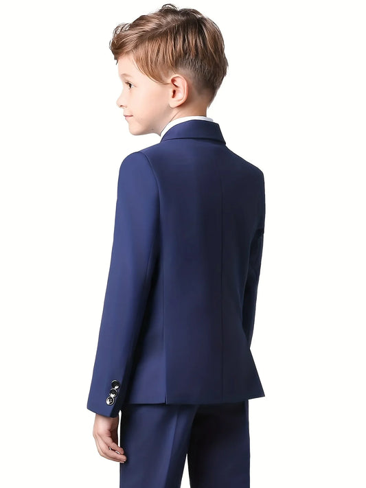 Boys' Suit Jacket Formal Single Breasted School uniforms