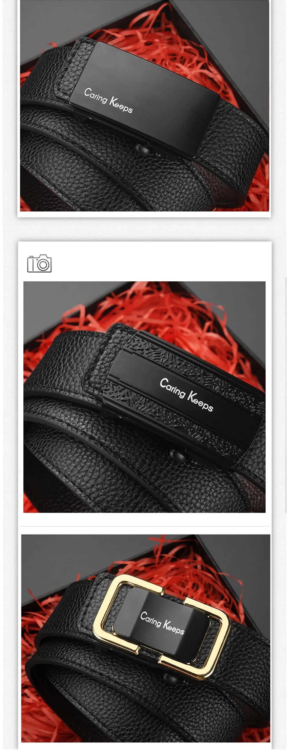 1pc Fashion Business Men'S Belt Genuine Luxury Brand Belt Automatic Buckle Belt PU Leather Soft Belt With Cargo Pants Jeans Belt