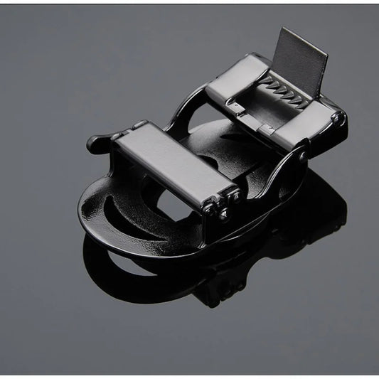 Automatic Buckle Alloy Pants Buckle Men's Letter Series Belt Buckle Belt Accessories Slot Automatic Buckle