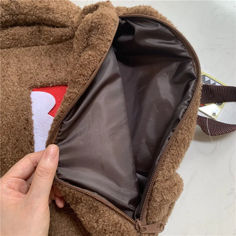 Plush Backpack for Kids Women Men Kawaii Cute Bags Cartoon Anime School Backpack Schoolbag Back Pack Bagpack