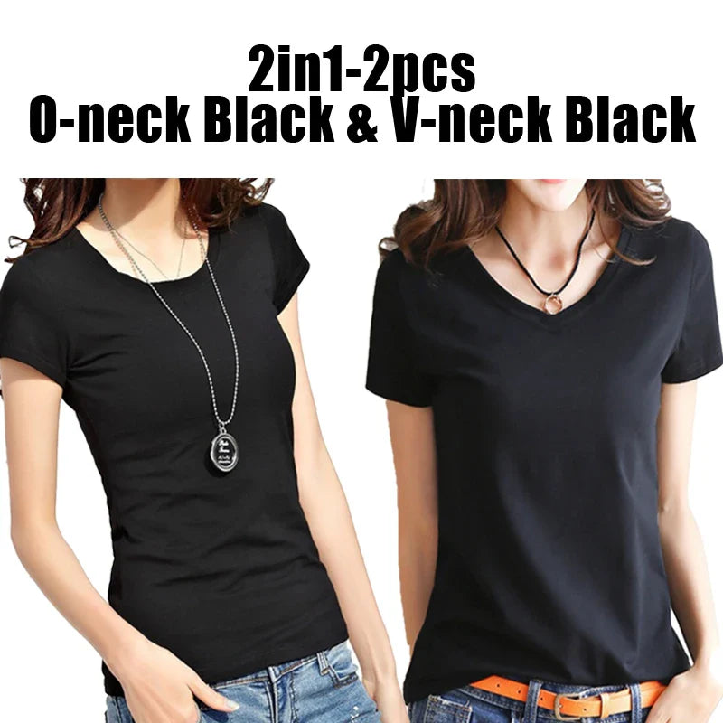 O Neck V Neck Short Sleeve Shirt Women Winter Bottoming Crop Tops Black Casual Slim Basic Velvet Heating Fiber Thermal T-Shirts