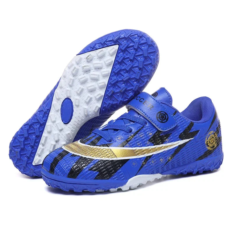 New Kids Soccer Shoes TF School Football Boots Boys Girls Cleats Grass Sneakers Child Outdoor Athletic Training Sports Footwear