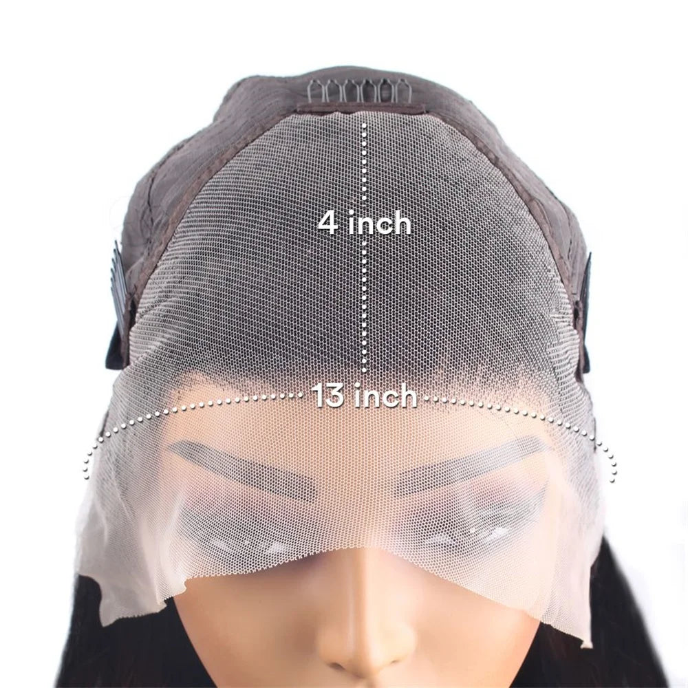30 40 Inch 13x6 Body Wave Hd Human Hair Lace Frontal Wig 13x4 Body Wave Human Hair Wigs For Black Women Nature Black Brazilian
