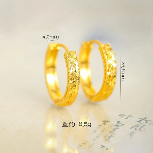 Sparkling Ice Shard Circle Women 24K Gold AU999 - Moderate size, skin-brightening shimmer, luxury 24K quality