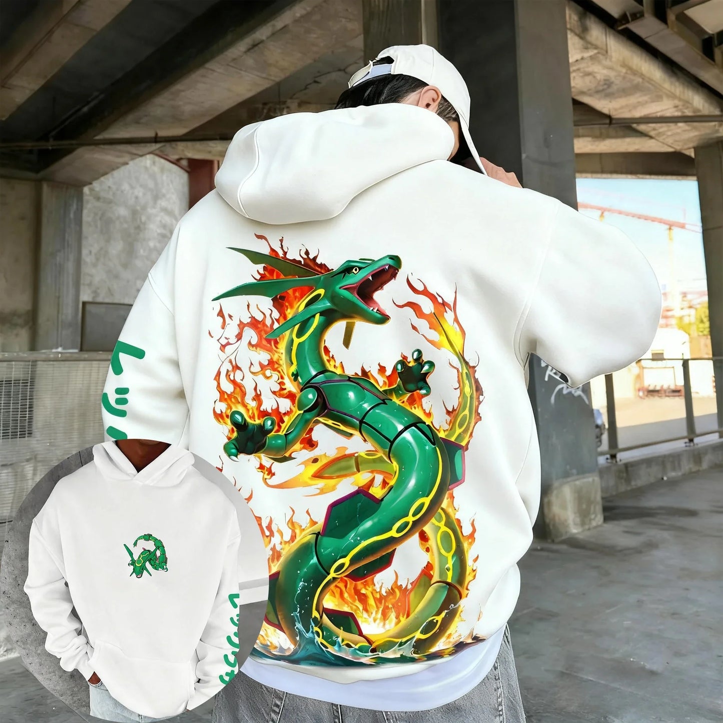 Anime Collaboration Plus Size Hoodie Spring/Autumn New Men's and Women's Hip-hop Trend Daily Casual Parent-child Top