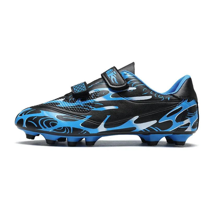 New Hot Kids Soccer Shoes School Football Boots Boys Girls Cleats Grass Sneakers Child Outdoor Athletic Training Sports Footwear
