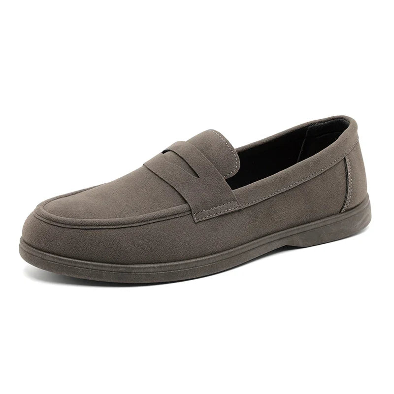 Men's Slip On Loafers Preppy Lightweight Breathable Comfort Outdoor Flats Non Slip Soft Sole Casual Daily Walking Shoes