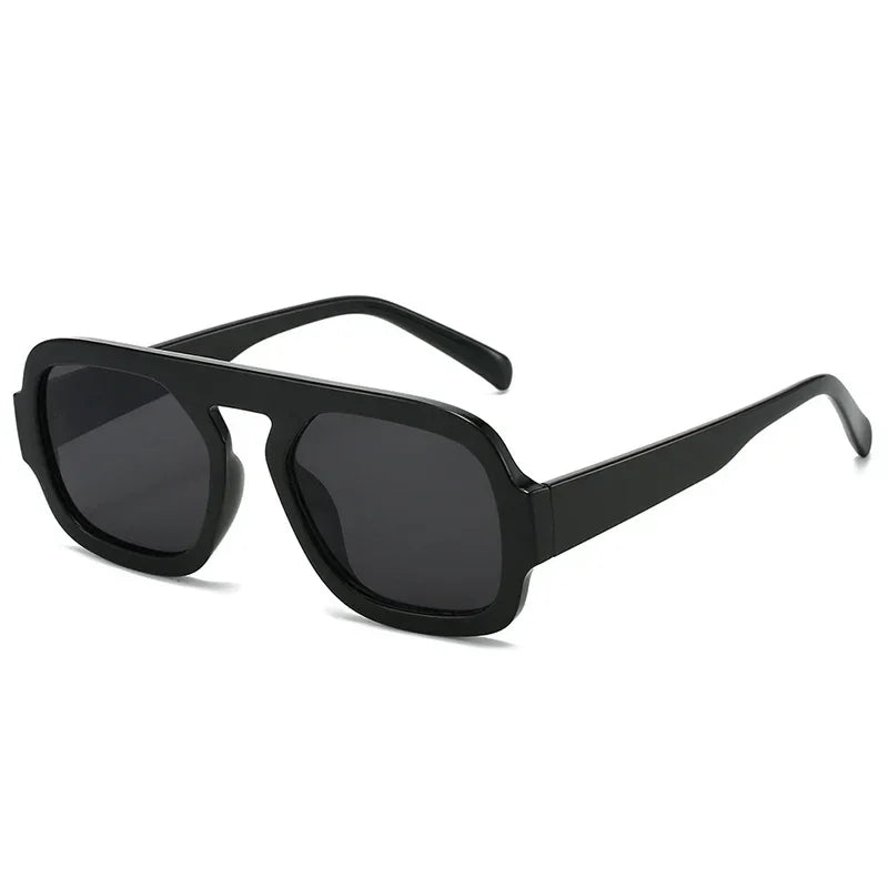 Retro Square Sunglasses Women Fashion Brand Design Gradient Shades UV400 Men Punk Sun Glasses