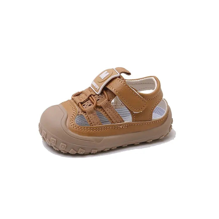 Hollow Out Summer Sandals For Children PU Leather Trend Fashion Boy's Girl's Sport Sandal Anti-slippery Ergonomics Kid's Sneaker
