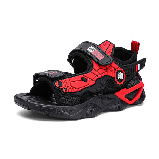 Summer Kids' Sandals Boys Soft Bottom Casual Beach Shoes School Students Comfortable Flat Walking Sandials