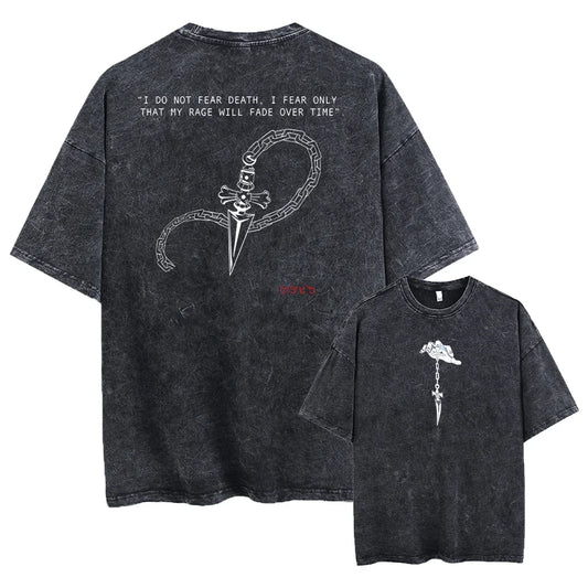 Anime Hunter X Hunter Washed New Arrival Mens Clothes Tee Shirt Homme Graphic T-Shirts Men Tshirt for Men Ropa Hombre 62955