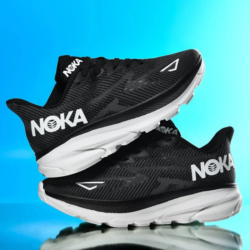Men's Running Shoes Jogging Cushioning Outdoor Luxury Shoes Trainer Race Breathable Couple Non-Slip Sneakers Mesh Off-road Shoes