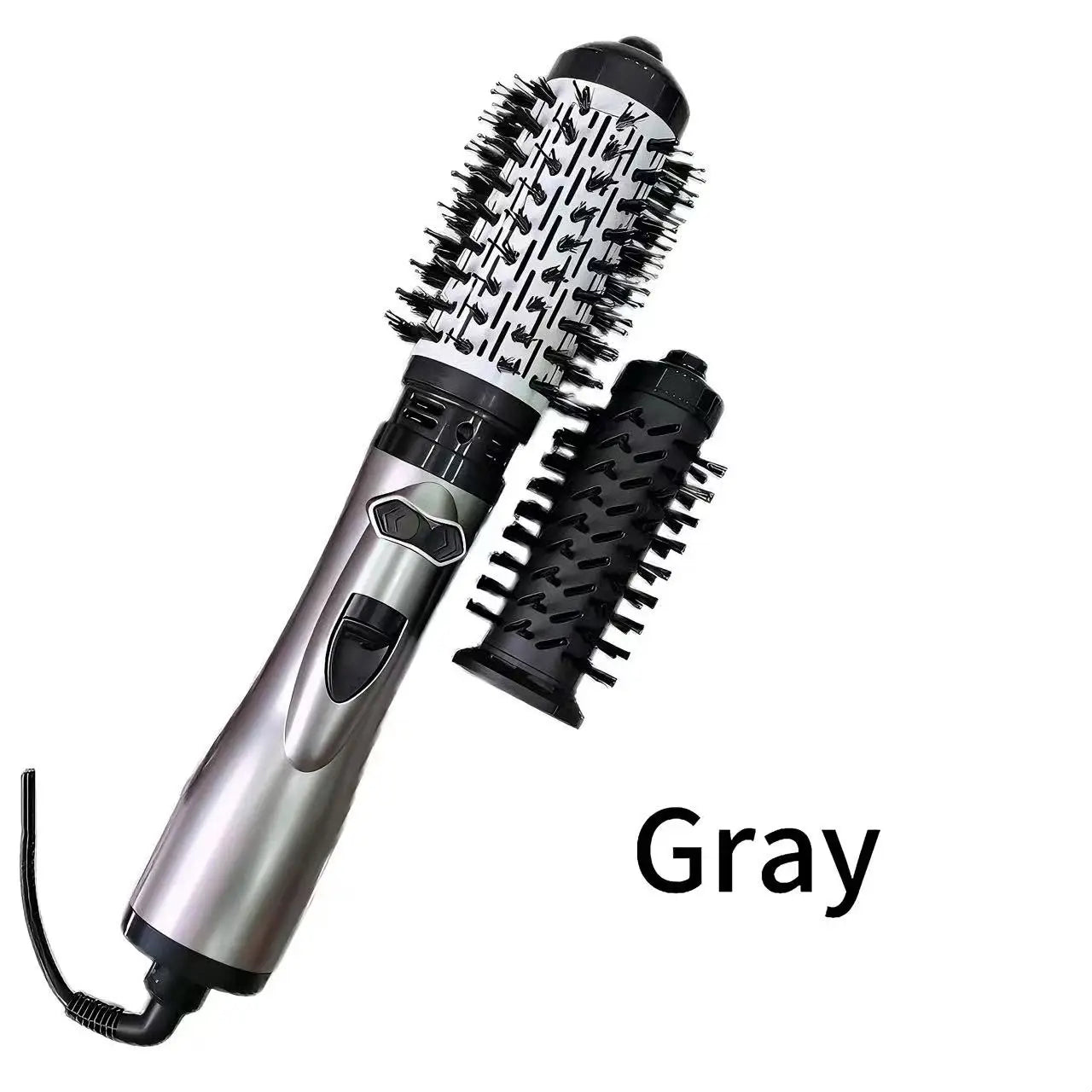 Electric Hot Air Brush 2-in-1 Curling Comb Constant Temperature Hair Dryer Wave & Straightening Tool