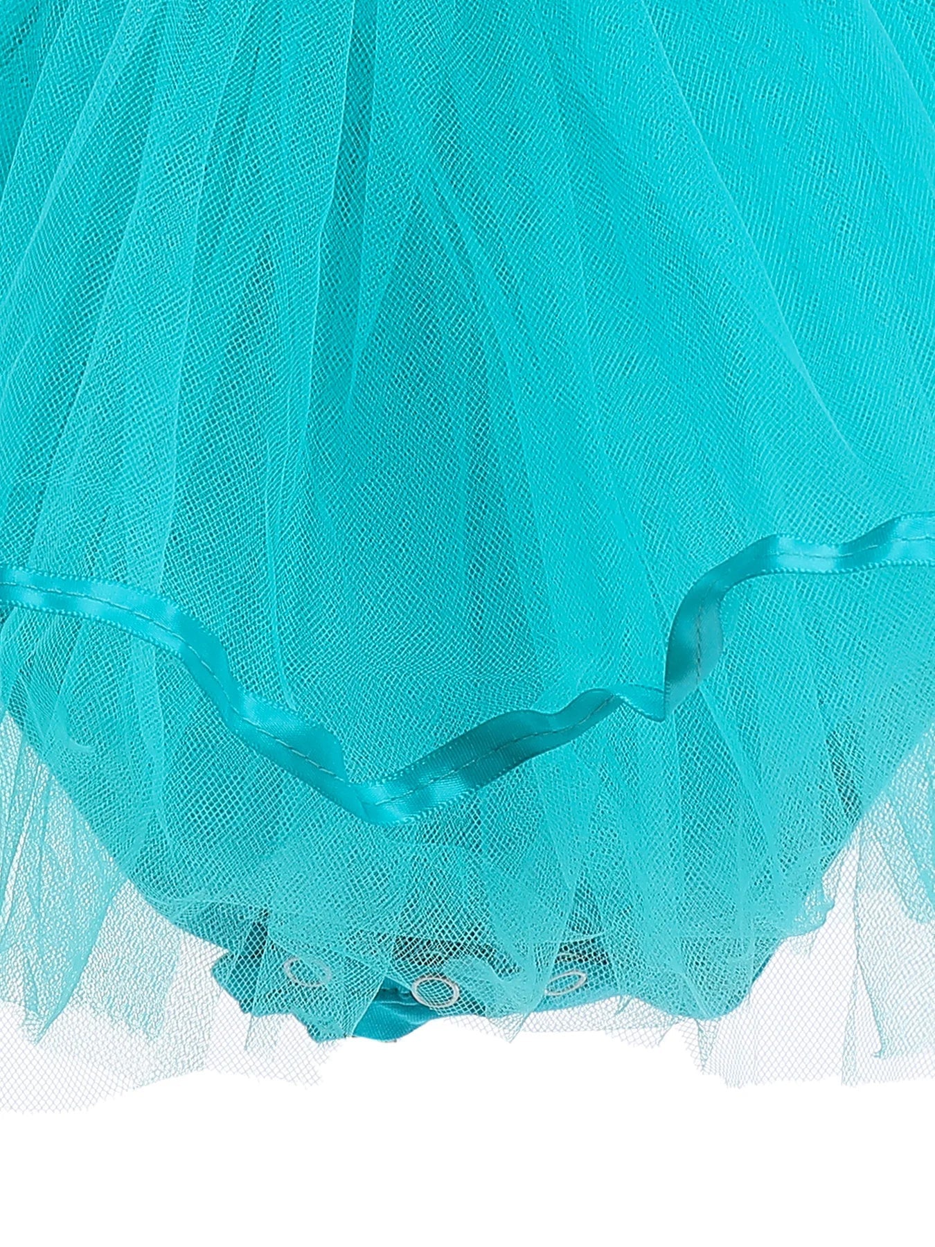 Princess Jasmine Tutu Dress with Cape for Toddler Little Girls Ballerina Dance Costume Outfit Dancewear, Blue/Purple/Yellow