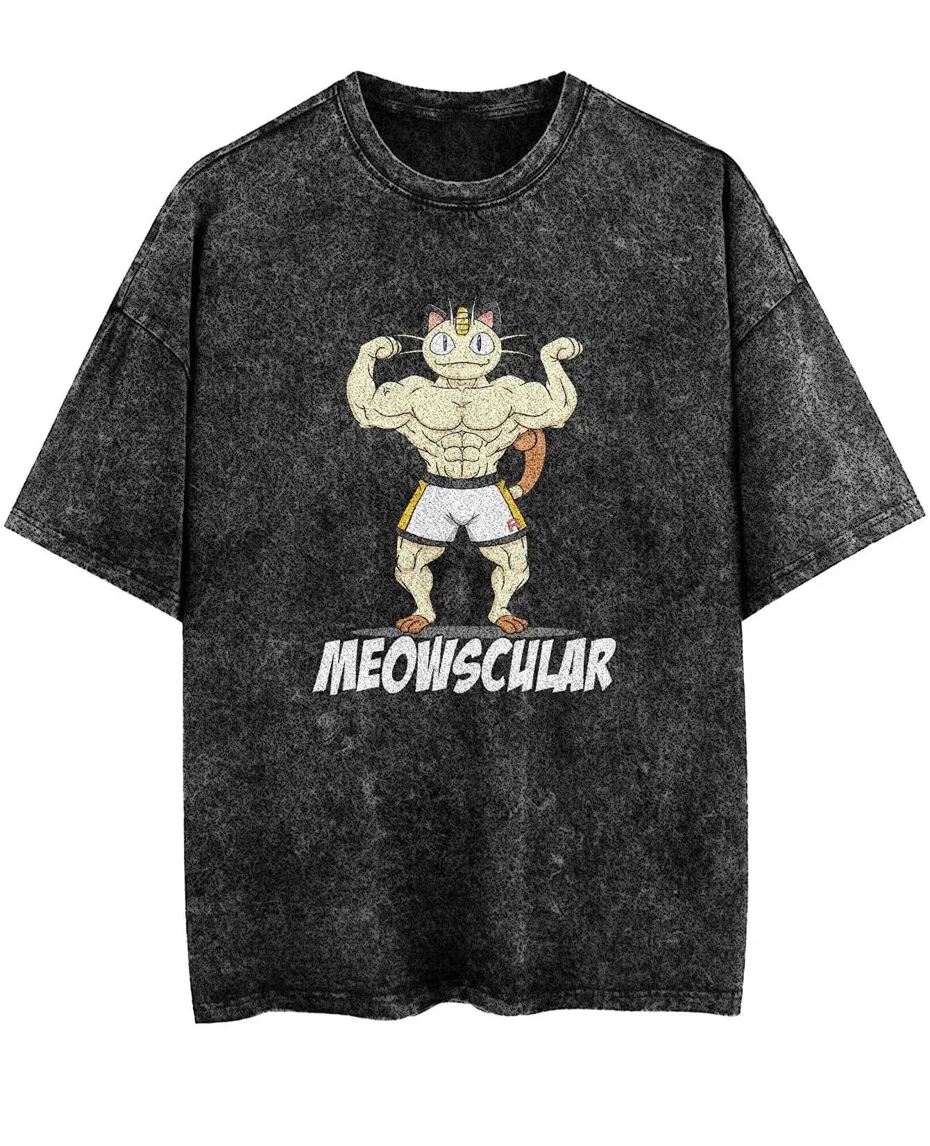 Washed T-shirt Gym Exercise FitnessMen's and Women's Pure Cotton Short-sleeved Casual Clothing