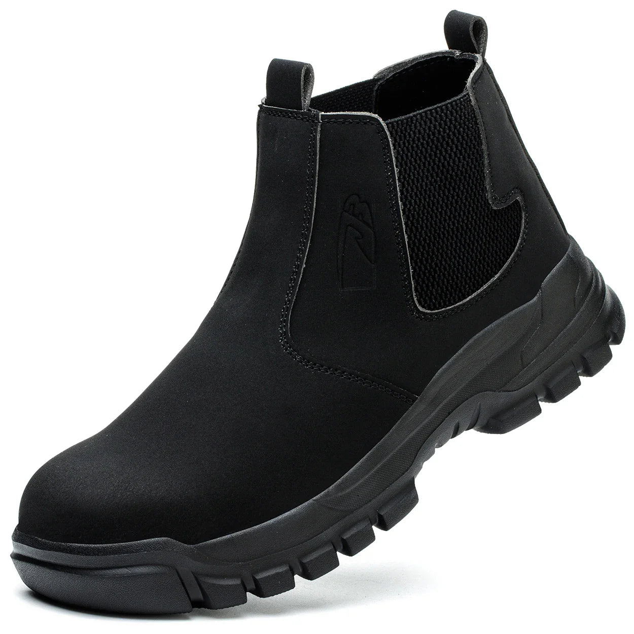 Quality Men Work Boots Anti-smash Anti-puncture Safety Shoes Chelsea Boots Anti-scald Welding Shoes Indestructible Men Boots