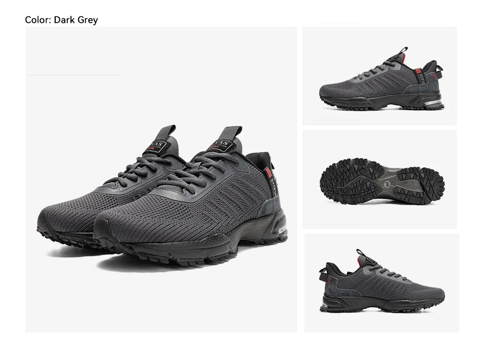Men Running Shoes Lightweight Breathable Jogging Sport Shoes Male Lace-up Fashion Comfort Casual Sneakers Non-slip