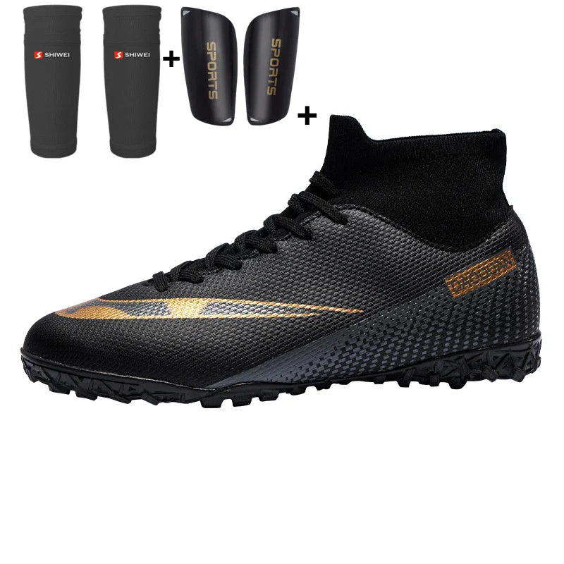 Size 35-45 Soccer Shoes AG/TF Football Boots Kids Boy Girl Ultralight Soccer Cleats Sneakers botas de futbol