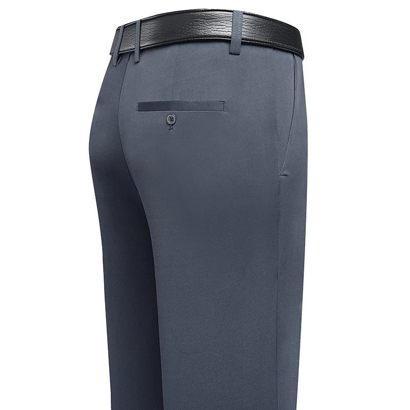 Four Season Men's Business Casual Pants Spring Summer Stretch Trousers Office Suit Pants Men Formal Pants Breathable Comfortable