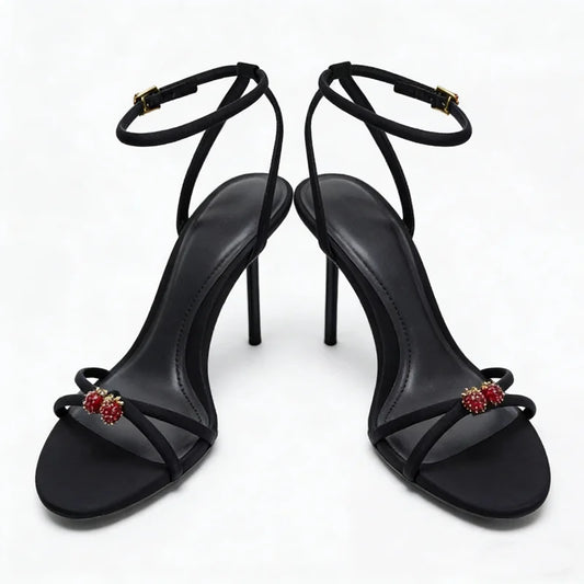 Sexy Brand Thin High Heels Women Summer New Fashion Designer Sandals Ladies Pumps Ankle Strap Elegant Banquet Party Shoes Female
