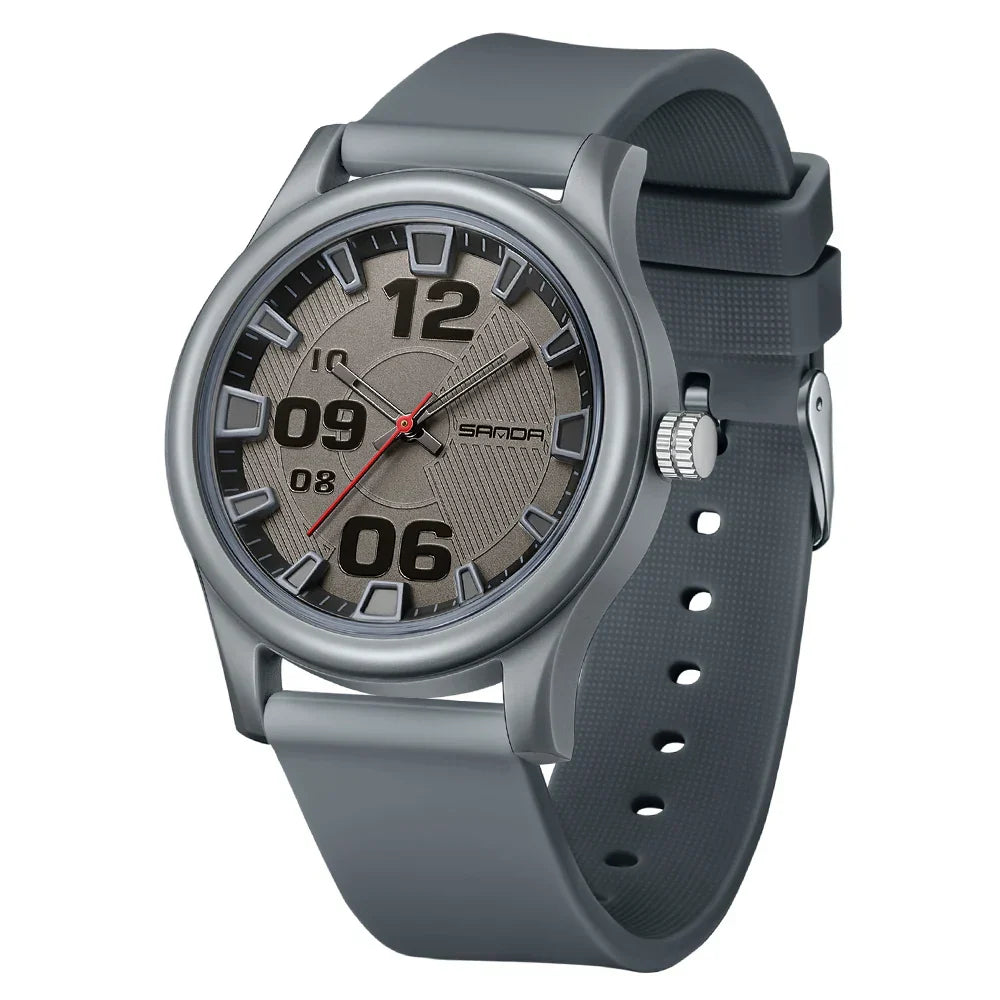 Fashion women's watches, simple casual Soft silicone strap lady watches waterproof, nurse watches for woman, ladies wristwatch