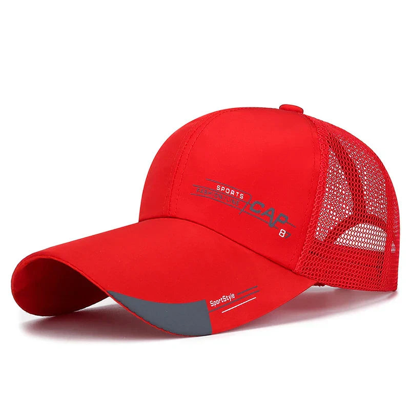 2024 Sports Cap Mens Hat For Fish Outdoor Fashion Line Baseball Cap Long Visor Brim Shade Snapback Sun Hat Bone Gorras Casquette