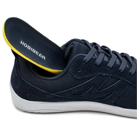 HOBIBEAR Tênis Minimalista Barefoot Feminino Masculino Drop Zero Bico Largo Cadarço Leve para Corrida