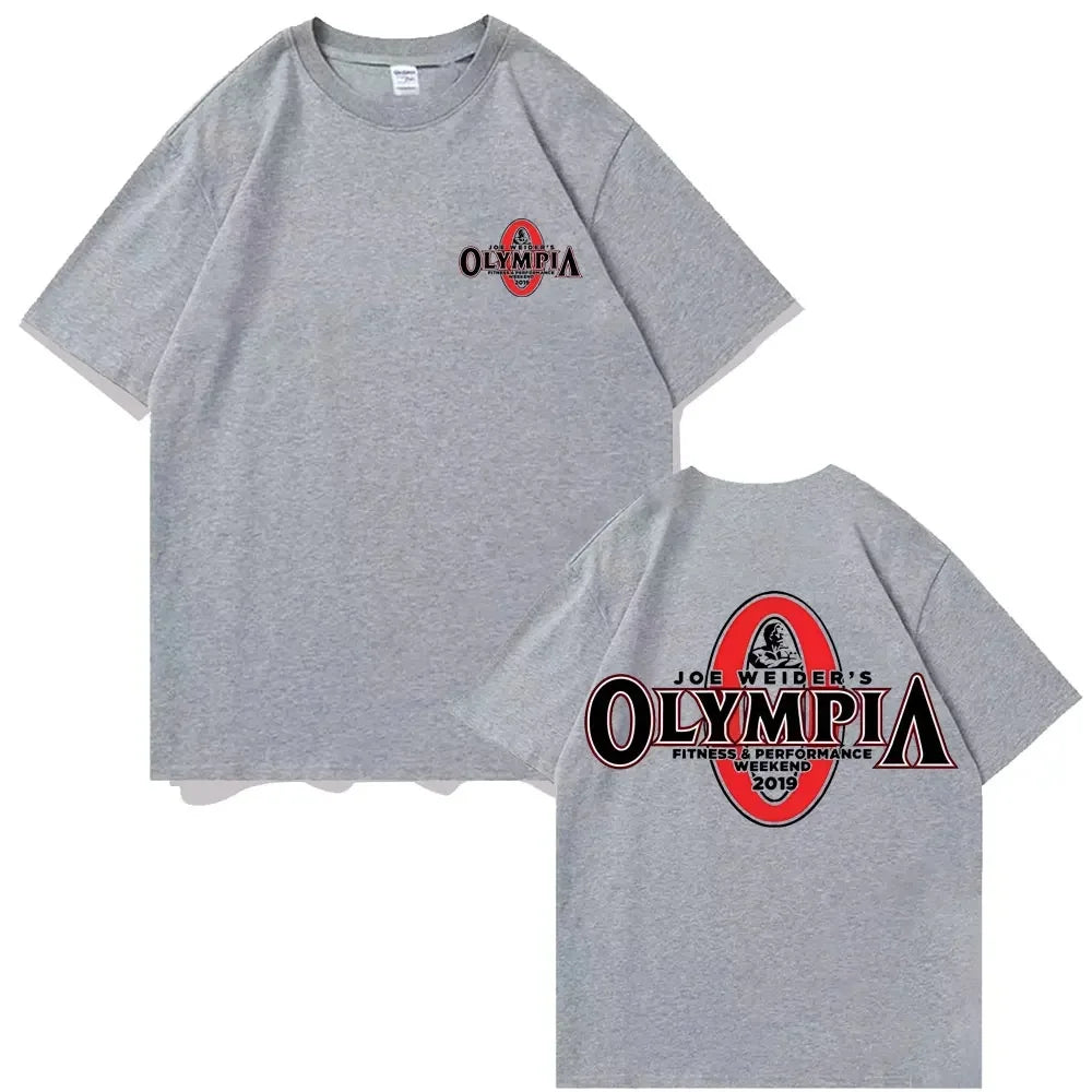 Crew Neck T - Shirt with Fitness - Olympia - Inspired Graphic Unisex Short Sleeve T-shirt High Quality Graphic T Shirts Y2k Tee