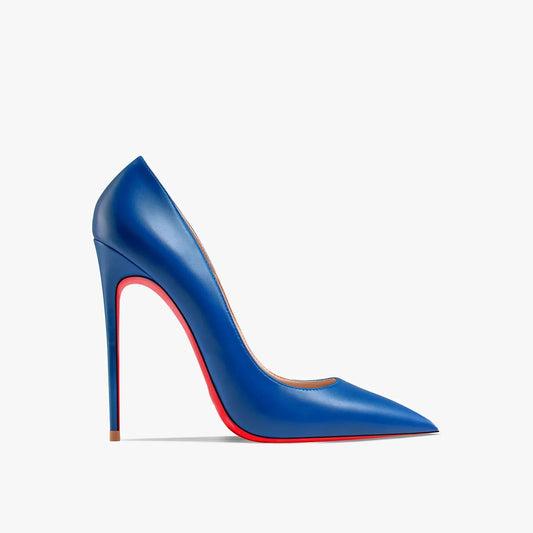New Women's Red Shiny Bottom High Heels Luxury Pointed toe Pumps 12 cm Sexy Matte Party Wedding Shoes Elegant Woman Heeled Shoes