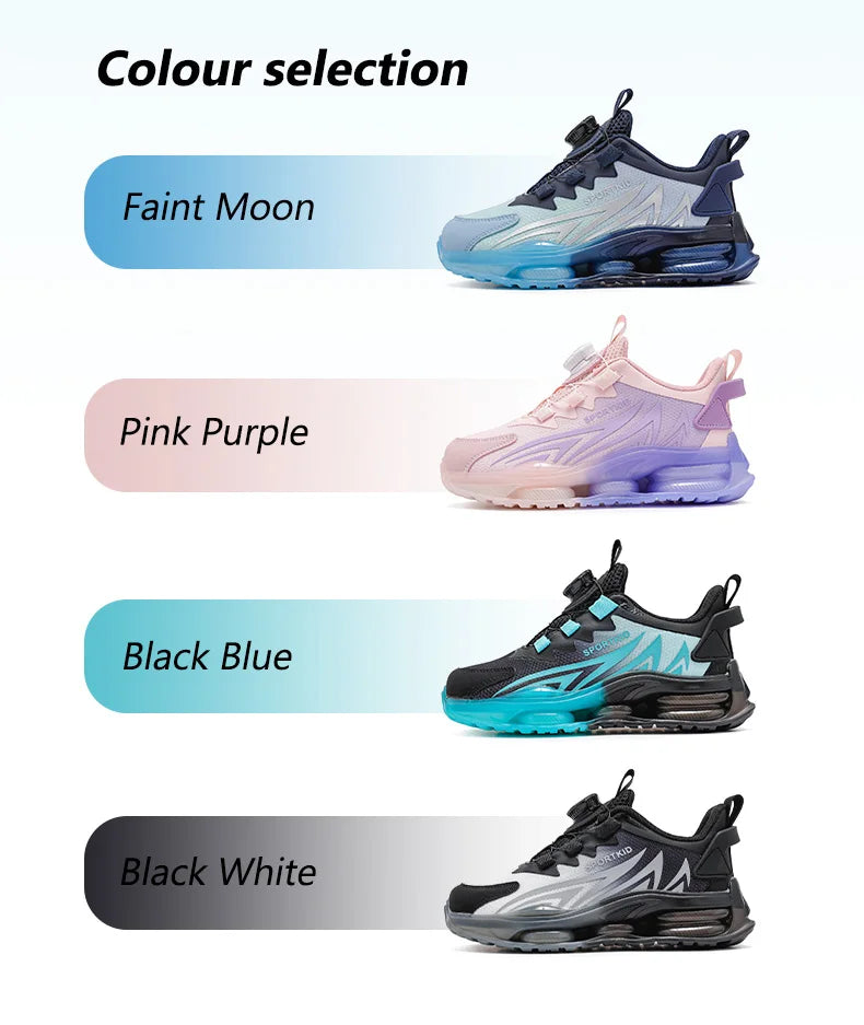 Summer Children Breathable Casual Shoes Non-slip Sneakers for Boys Girls School Walking Outdoor Sport Basketball Size 29-39
