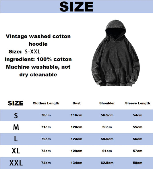 2024 Anime Hunter X Hunter Washed Hoodies Manga Printed Hoodies For Men Harajuku Pullover Contains Cotton Sweatshirts Clothing