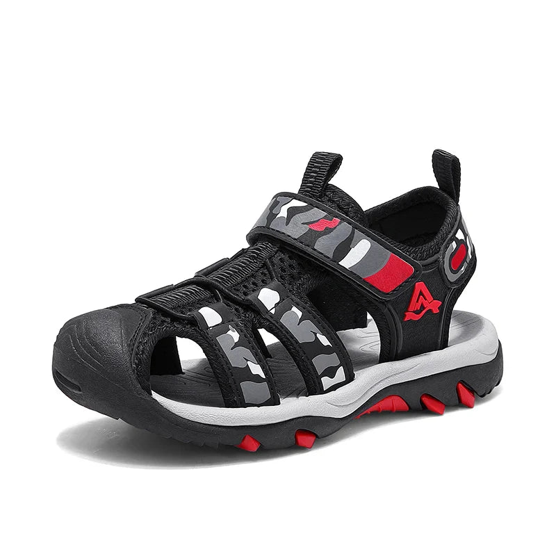 Summer Children Beach Water Sandals Brand Fashion Sneakers For Girls Boys Footwear Kids Non-slip Sandalias Leather Shoes