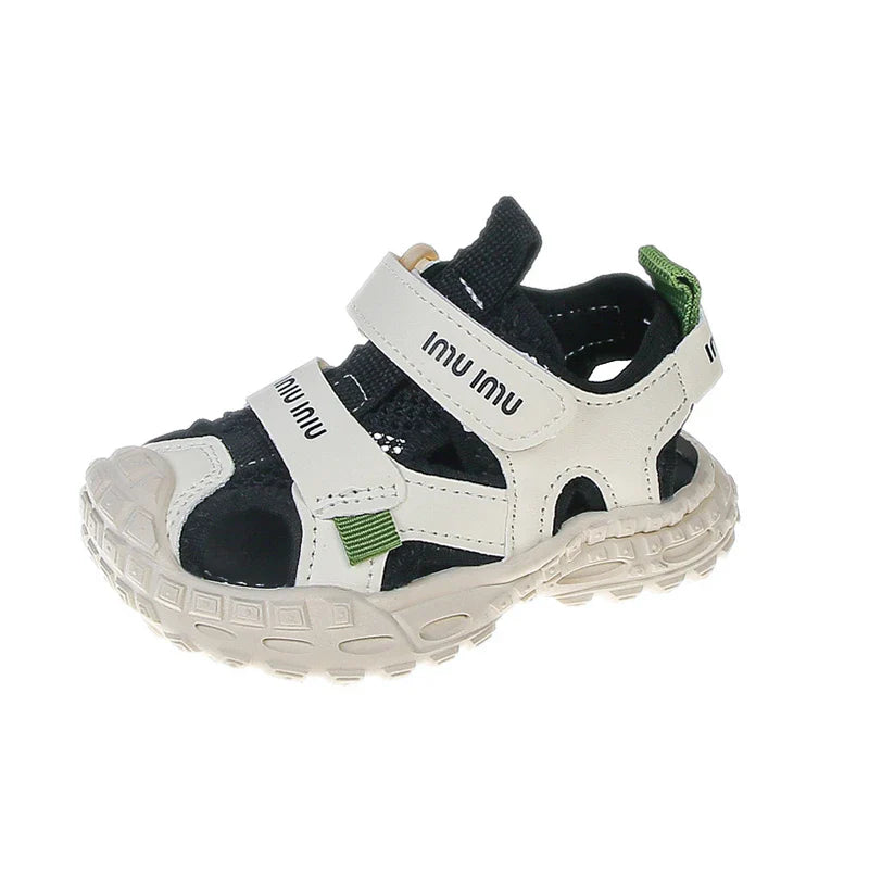 2026 New Summer Children Sandals For Boys Mesh Breathable Kids Sport Shoes Soft Sole Fashion Toddler Boys Beach Sandals EU21-30